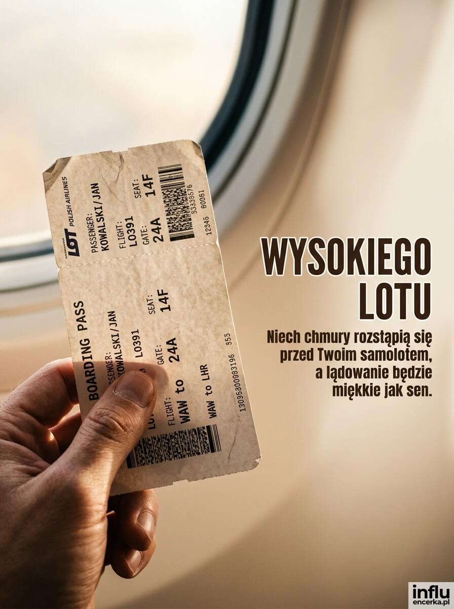 Życzenia wysokiego lotu